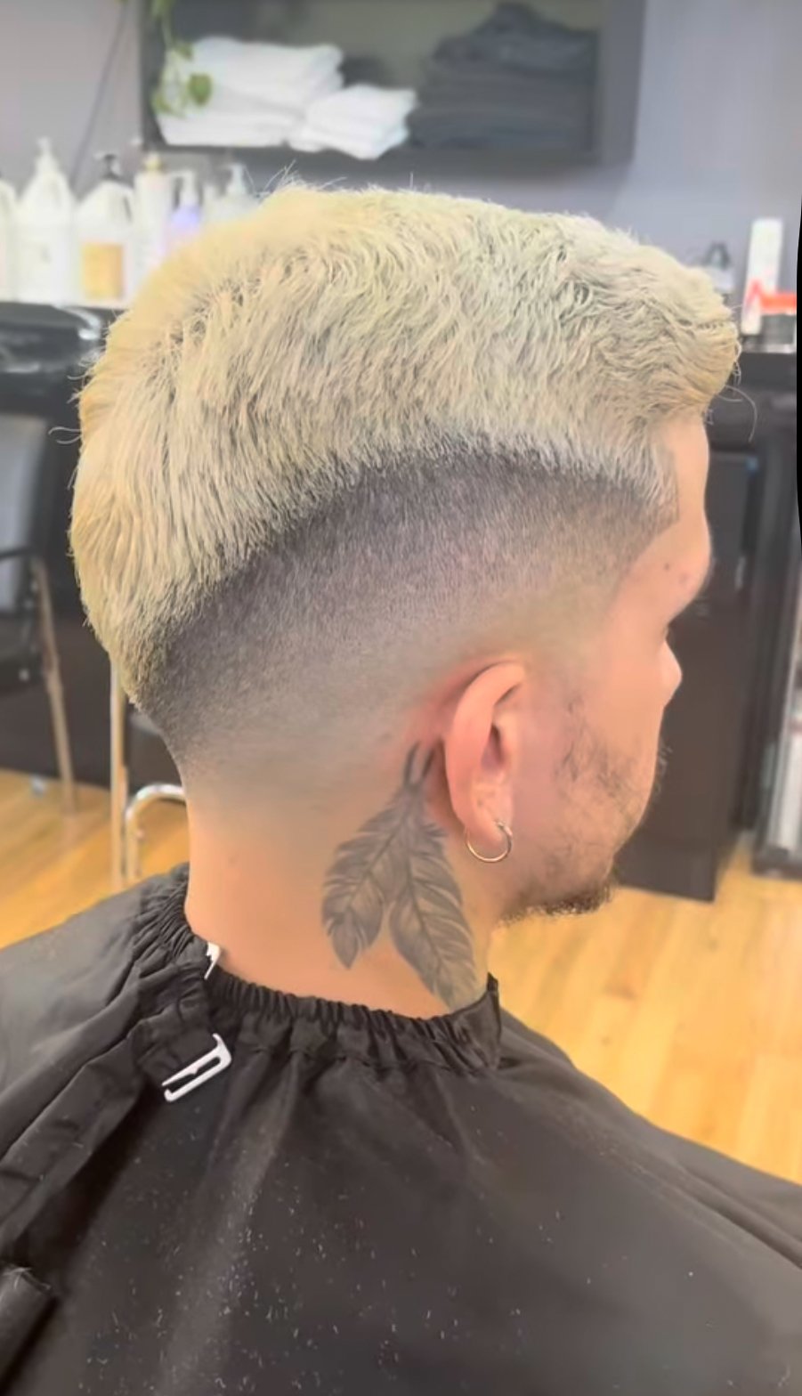 Blonde fade